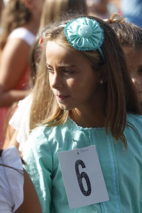 Las candidatas a la Corte de Honor Infantil, en l'Oceanogràfic