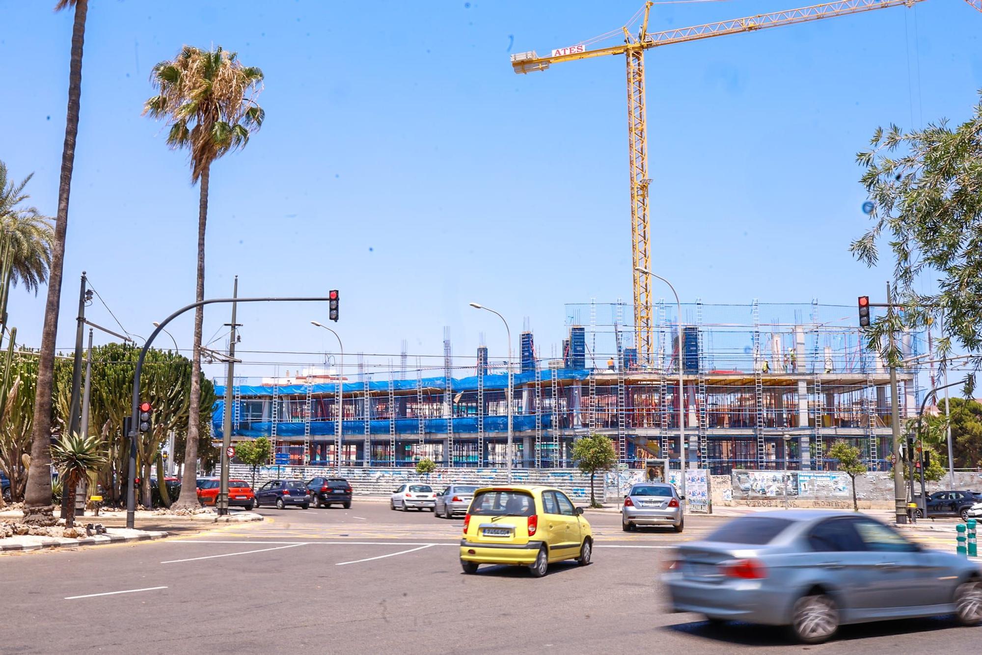 Así van las obras de la residencia de estudiantes en Tarongers