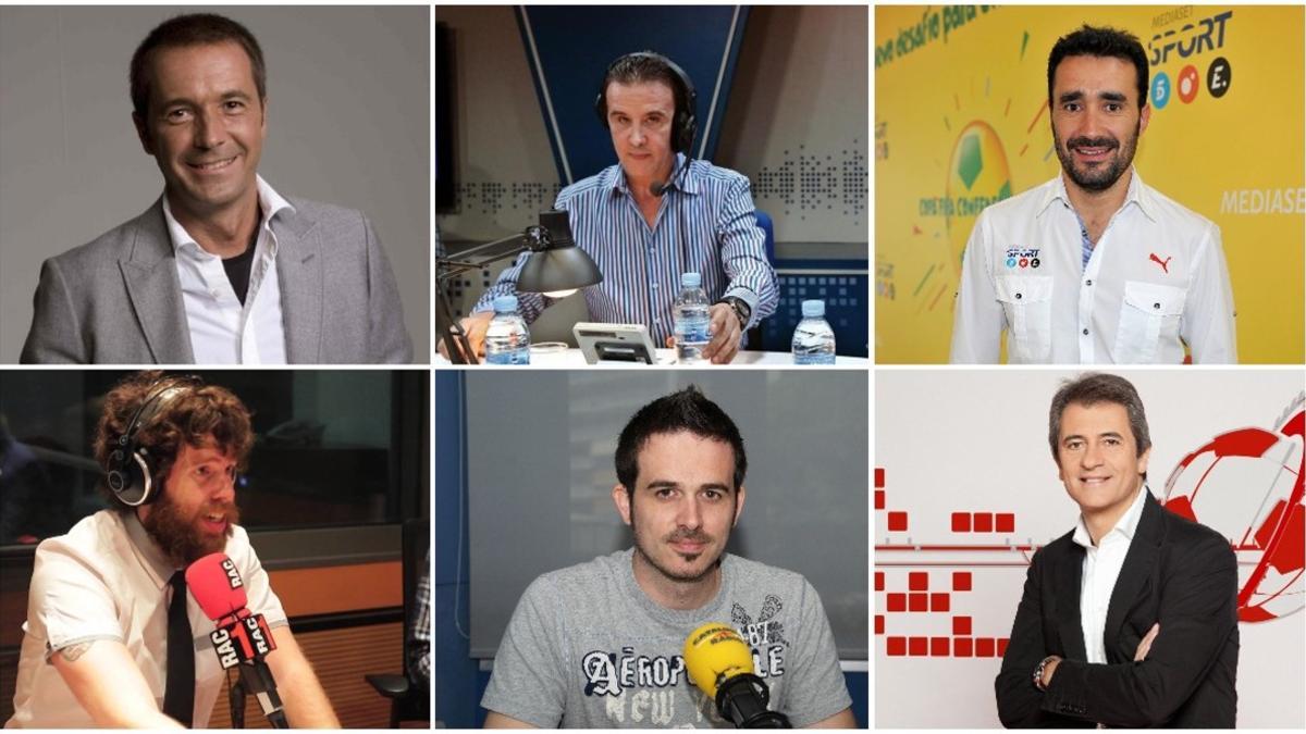 Manu Carreño, José Ramón de la Morena, Juanma Castaño, Dani Senabre, Francesc Garriga y Manolo Lama.