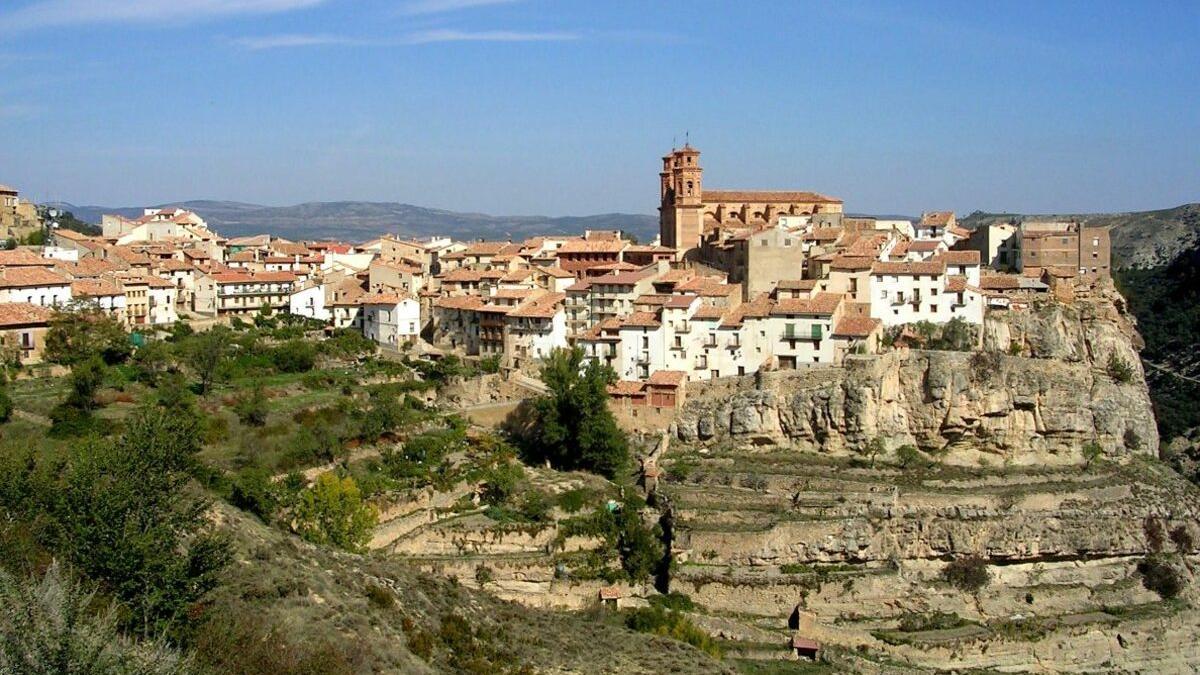 Panorámica de Villarluengo en el Maestrazgo