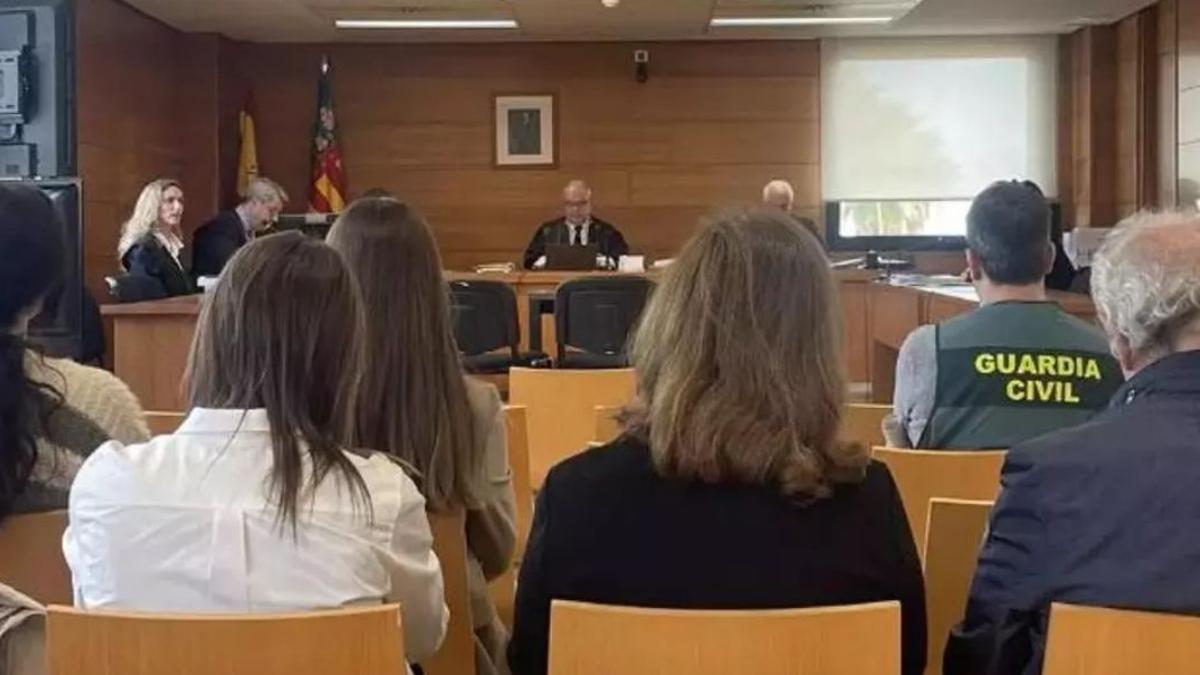 Imagen del desarrollo del juicio oral en la Audiencia, en el que el varón resultó absuelto de todos los delitos.
