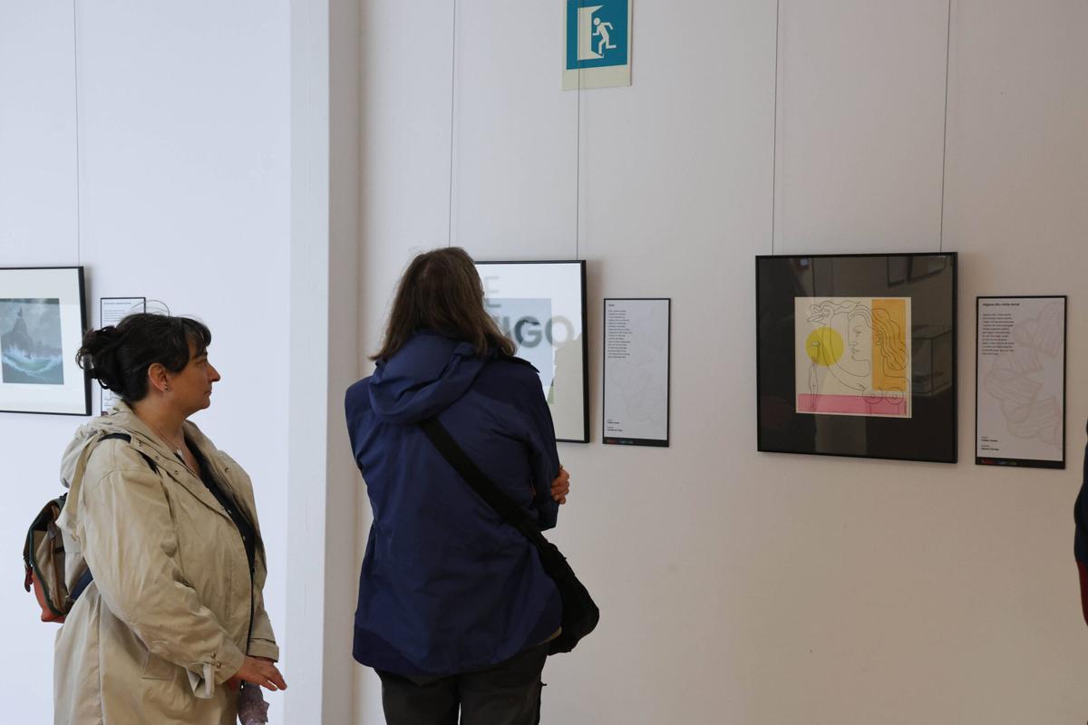 A Deputación leva a Vigo «Rosalía Ilustrada», unha exposición con 35 obras que reinterpretan a autora desde a arte gráfica