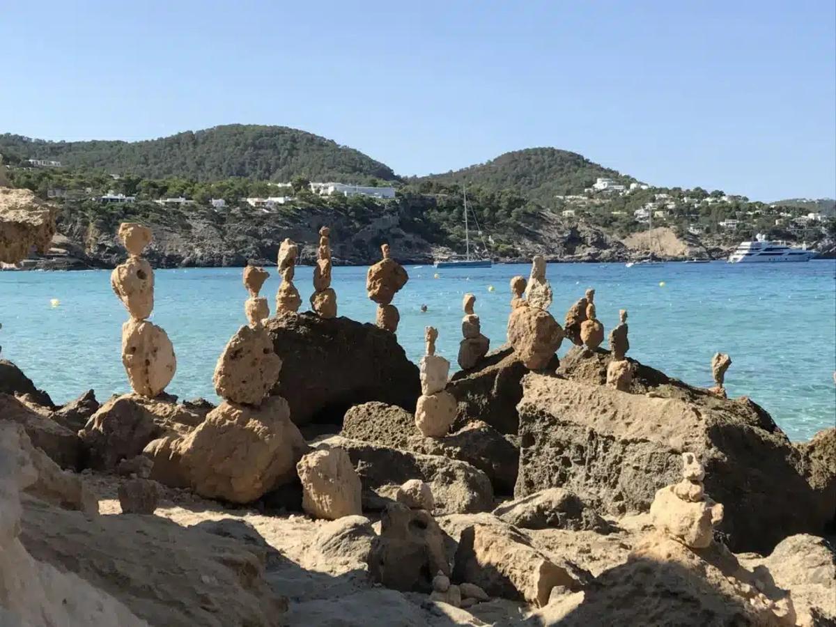 Ibiza rock construction.