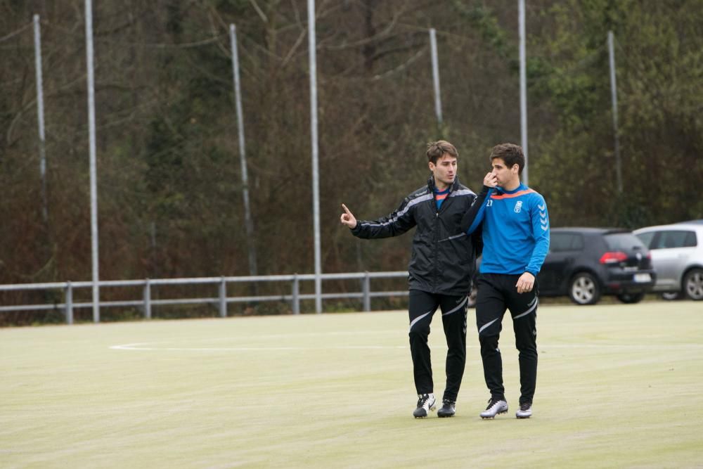 Entrenamiento del Real Oviedo