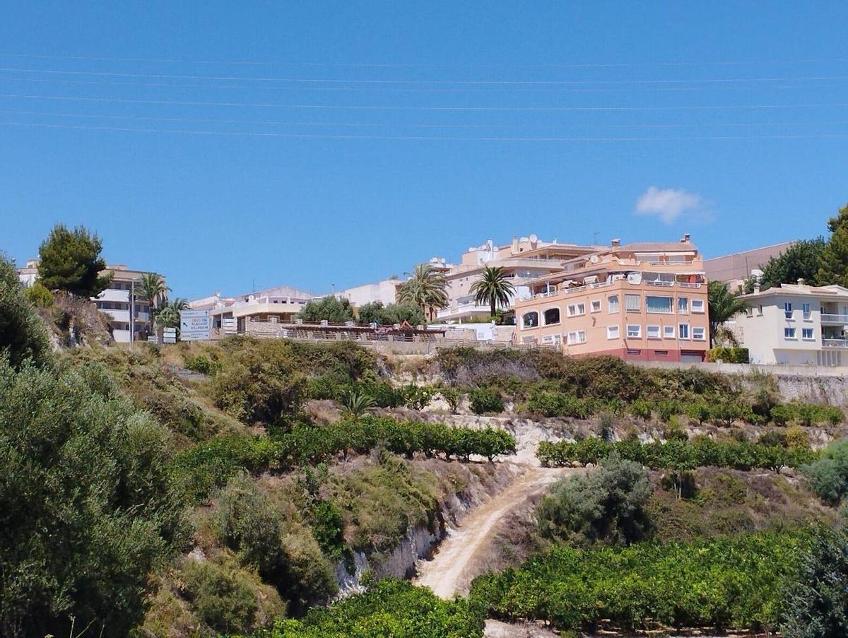 El mirador del Mediterrani, en el núcleo de Teulada