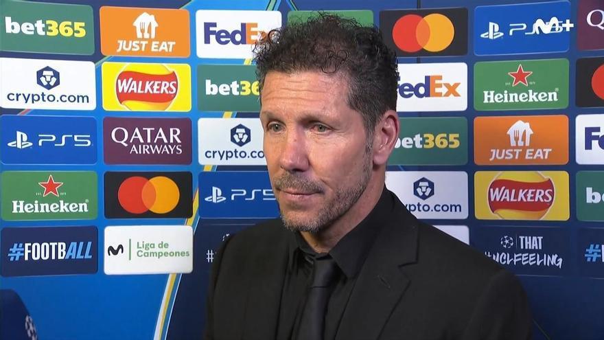 Diego Simeone: "¿Ganas de seguir intentándolo? Ahora no, ahora no..."