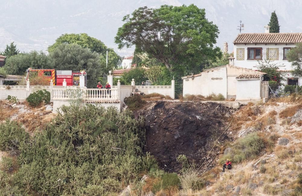 Sofocan un incendio en la zona del aeródromo de Mu