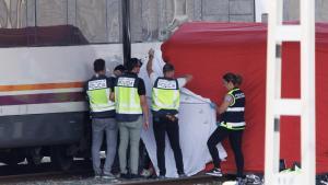 Trabajos de recuperación del cuerpo de Álvaro Prieto, en Sevilla.