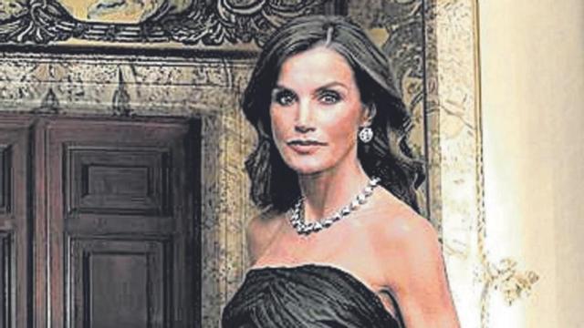 Retrato de la Reina Letizia.