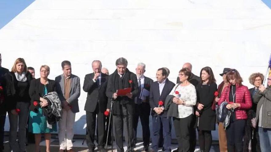 Fernando Arcas interviene en el homenaje a los refresaliados en el franquismo