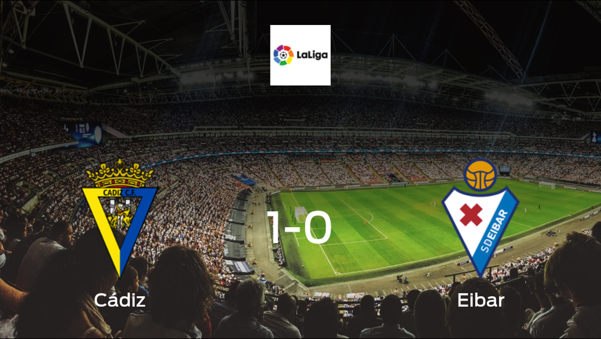 Cádiz take all 3 points, after 1-0 victory against Eibar
