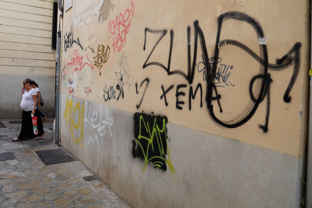 Palma, una ciudad pintarrajeada