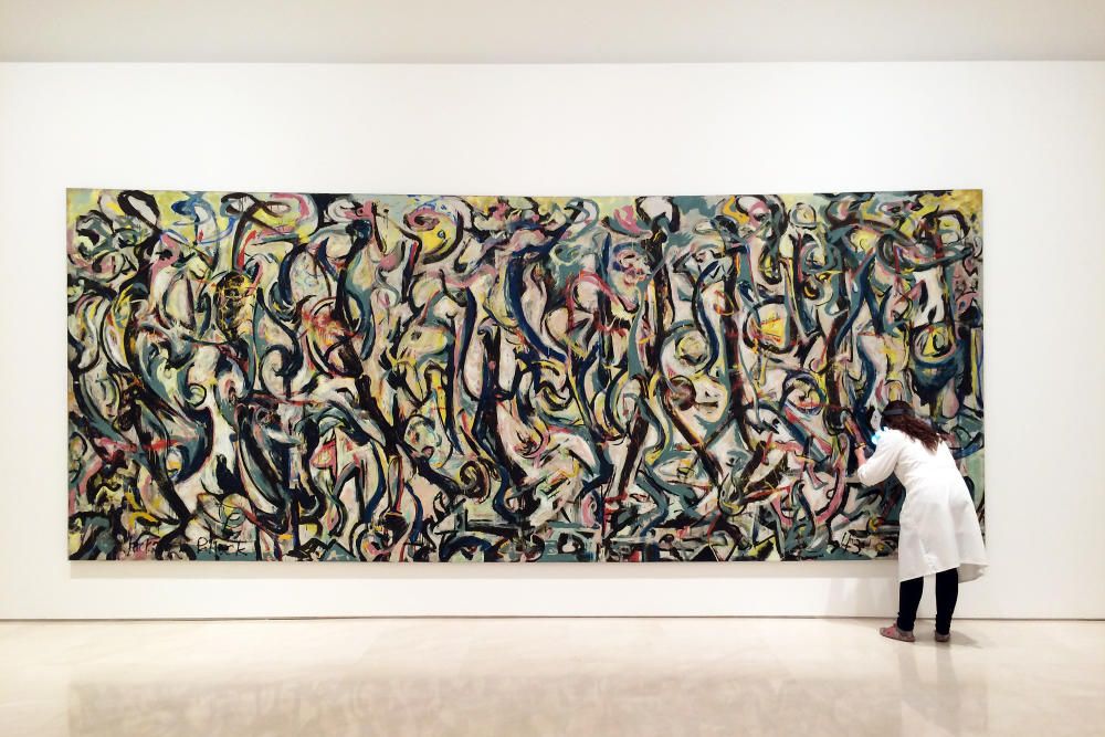 'Mural', de Jackson Pollock llega al Picasso