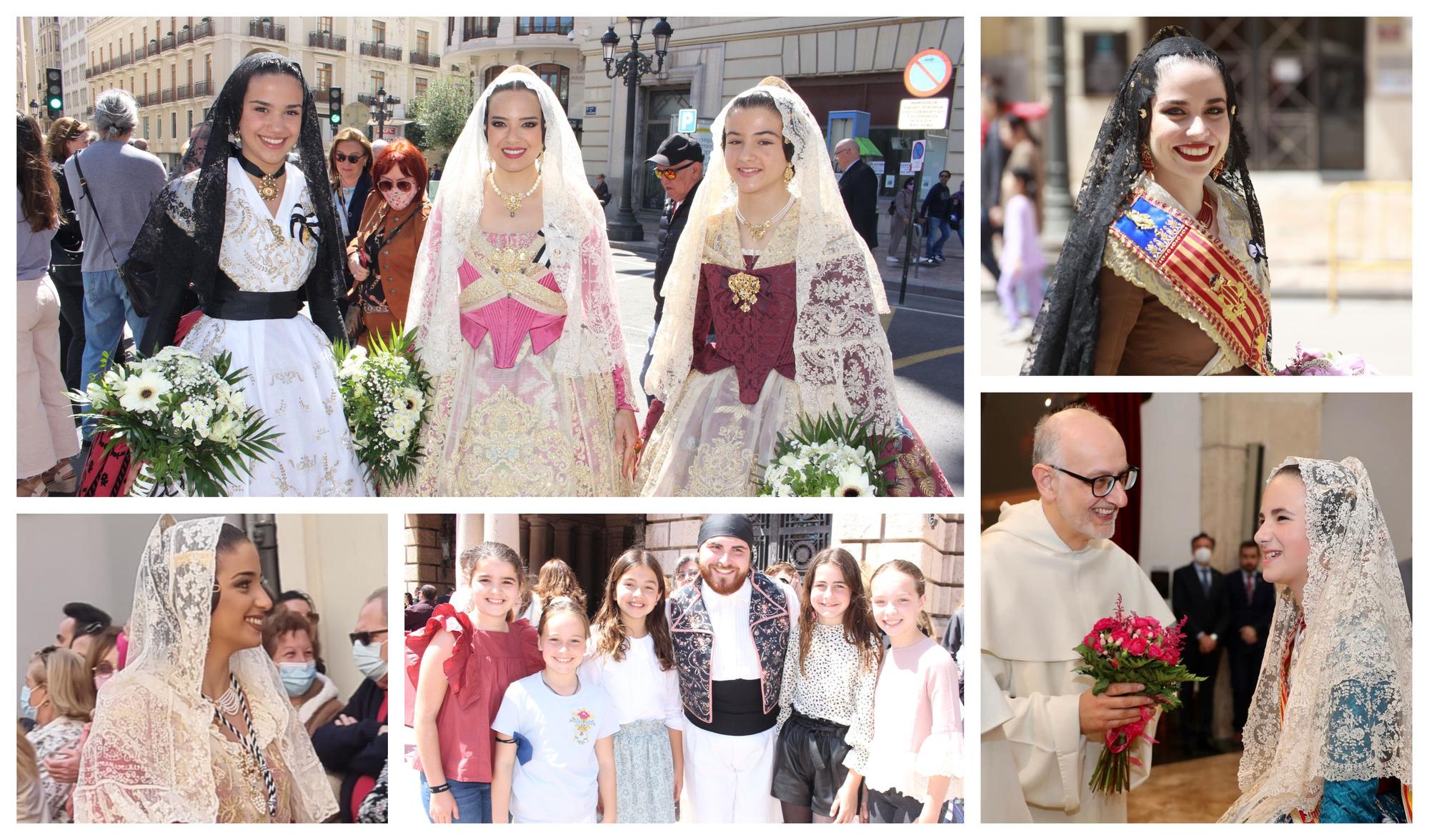 Caras ilustres de las Fallas en la Ofrenda a San Vicente