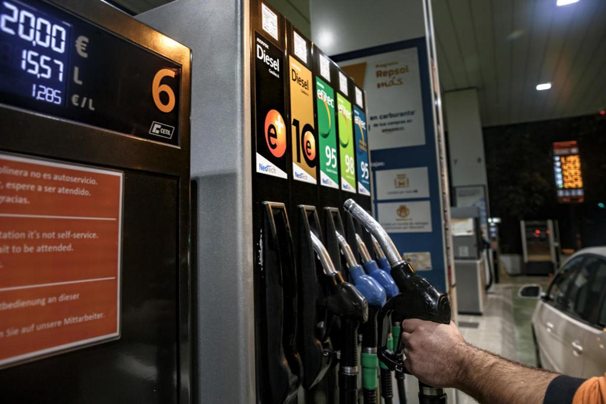 Eine Tankstelle auf Mallorca