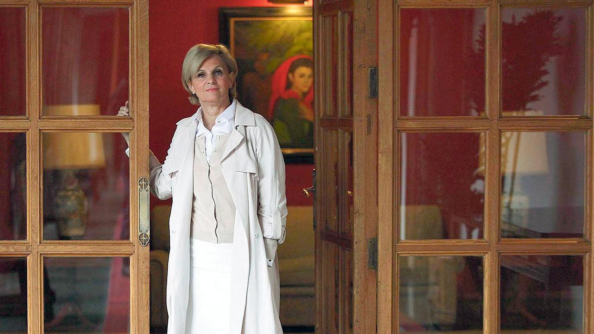 María Neira González, en el hotel de la Reconquista, en Oviedo.