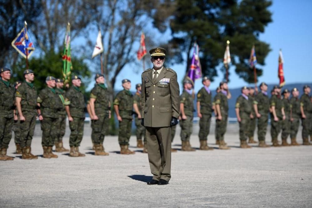 El general Romero Losada se despide de la Brilat