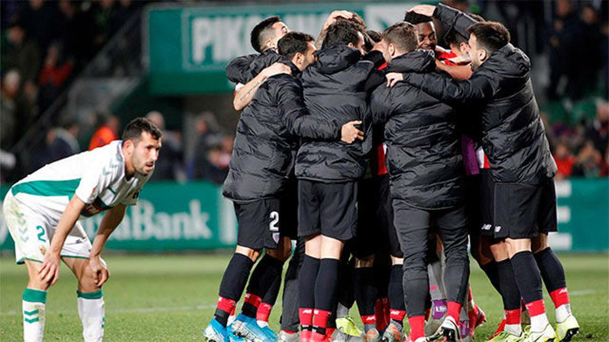 El Elche cayó ante el Athletic en una desafortunada tanda de penaltis