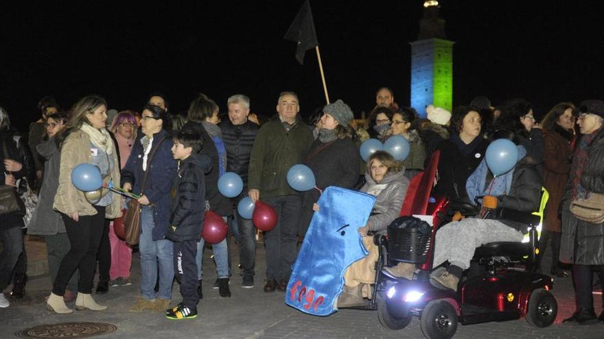 Un &#039;flashmob&#039; en A Coruña para visibilizar las enfermedades raras