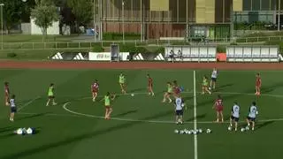 Primer entrenamiento de España en la Ciudad del Fútbol