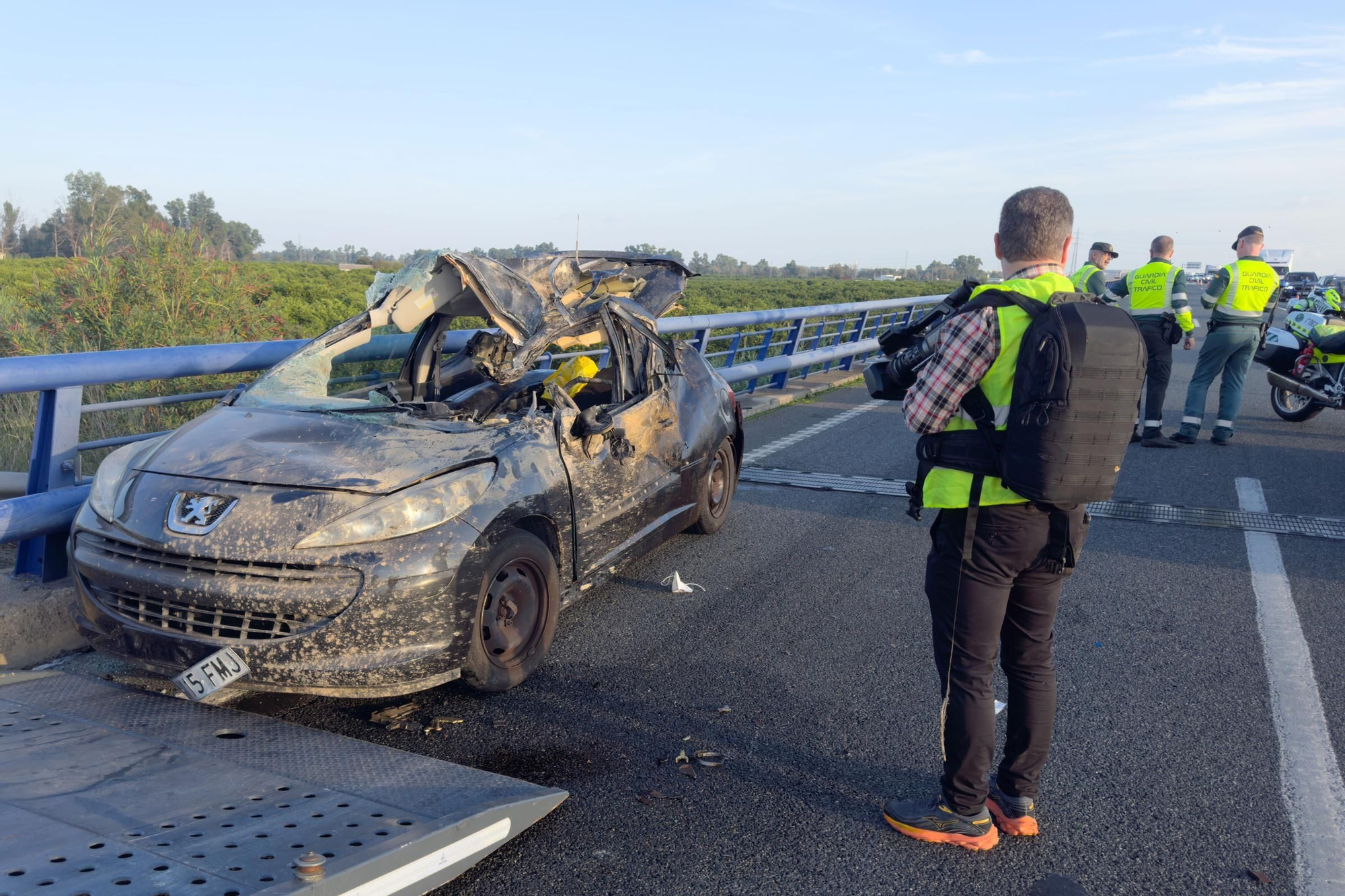 FOTOS | Accidente en Santiponce con dos fallecidos