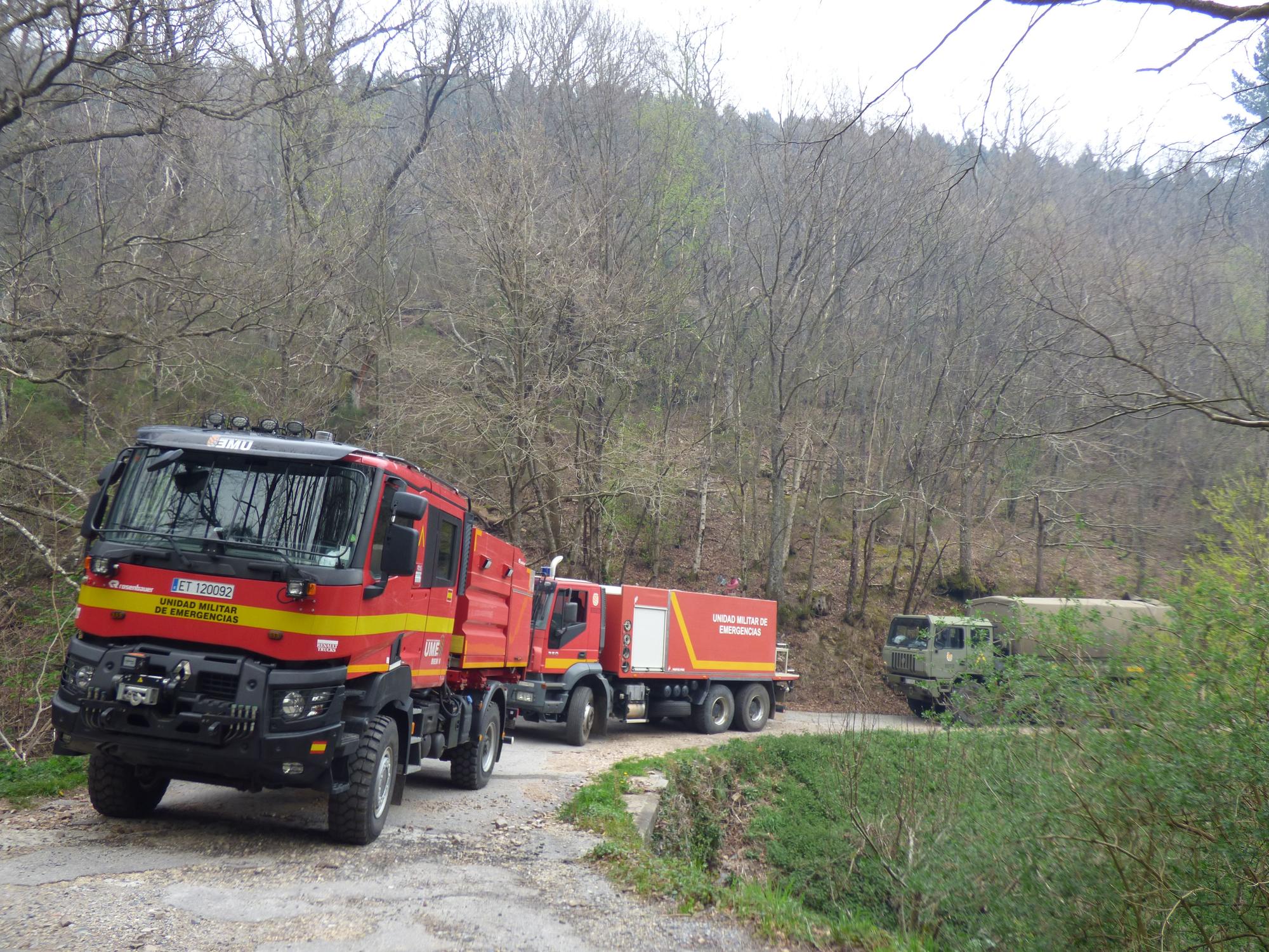 La lucha contra el fuego en los concejos de Tineo y Allande