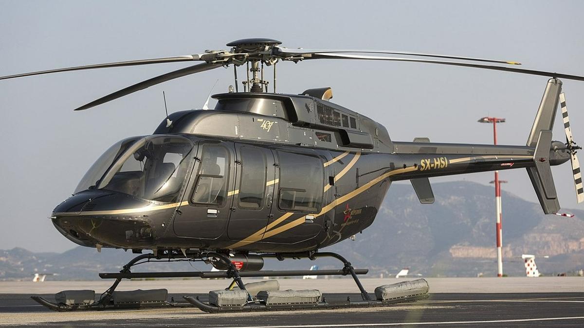Un helicóptero Bell 407