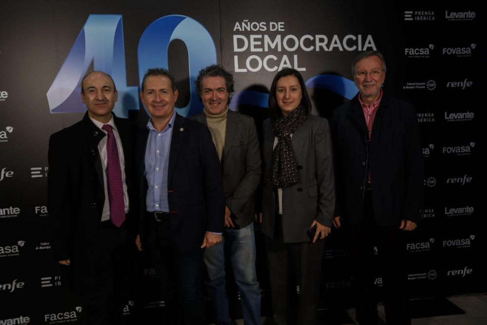 Gala de los 40 años de democracia local en Levante-EMV