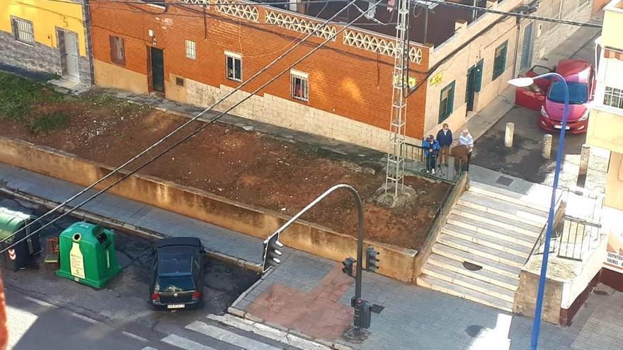 Vías y Obras destina 50.000 euros a la rampa para mejorar la accesibilidad en la calle La Pimienta