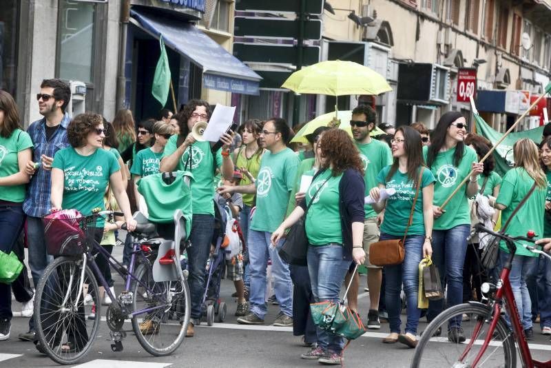 Fotogalería de la protesta en Zaragoza contra la 'ley Wert' y los recortes