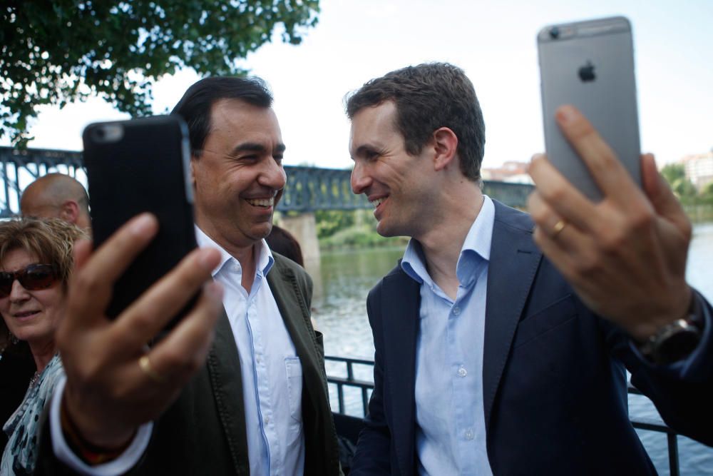 Visita de Pablo Casado y Martínez-Maíllo