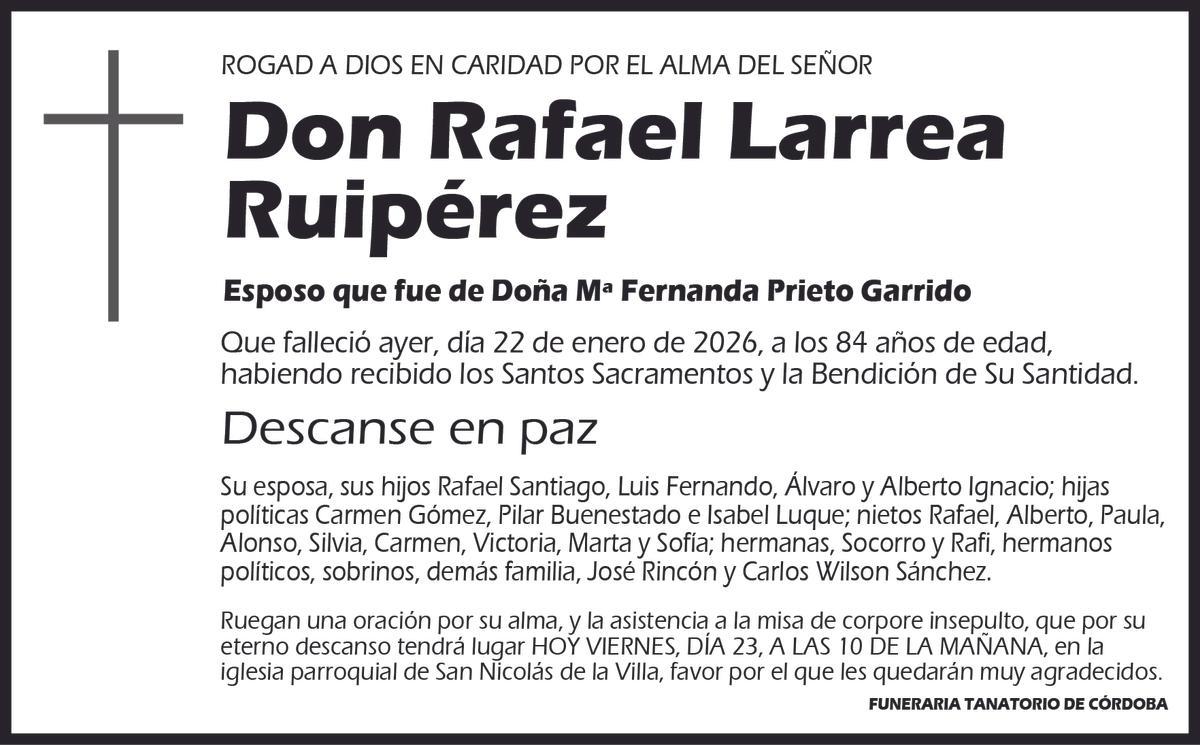 Rafael Larrea Ruipérez