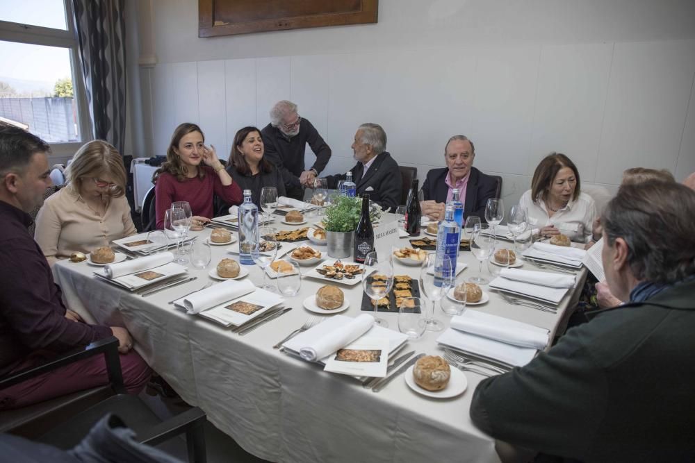 Ferrín: “Hai un Vigo literario e plástico de Laxeiro tan sólido como o aceiro que se solda na ría” .