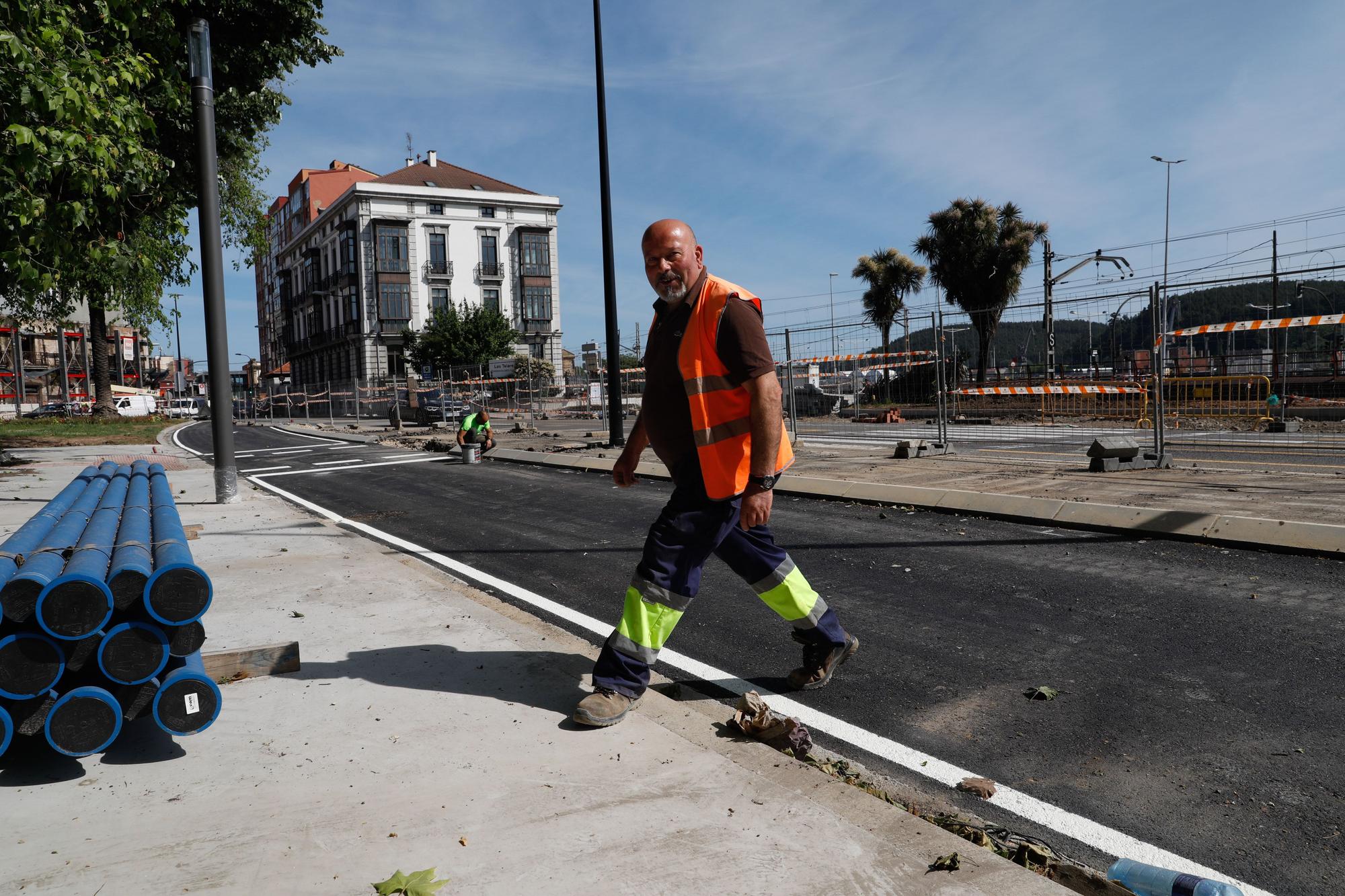 Así avanzan las obras del parque del Muelle