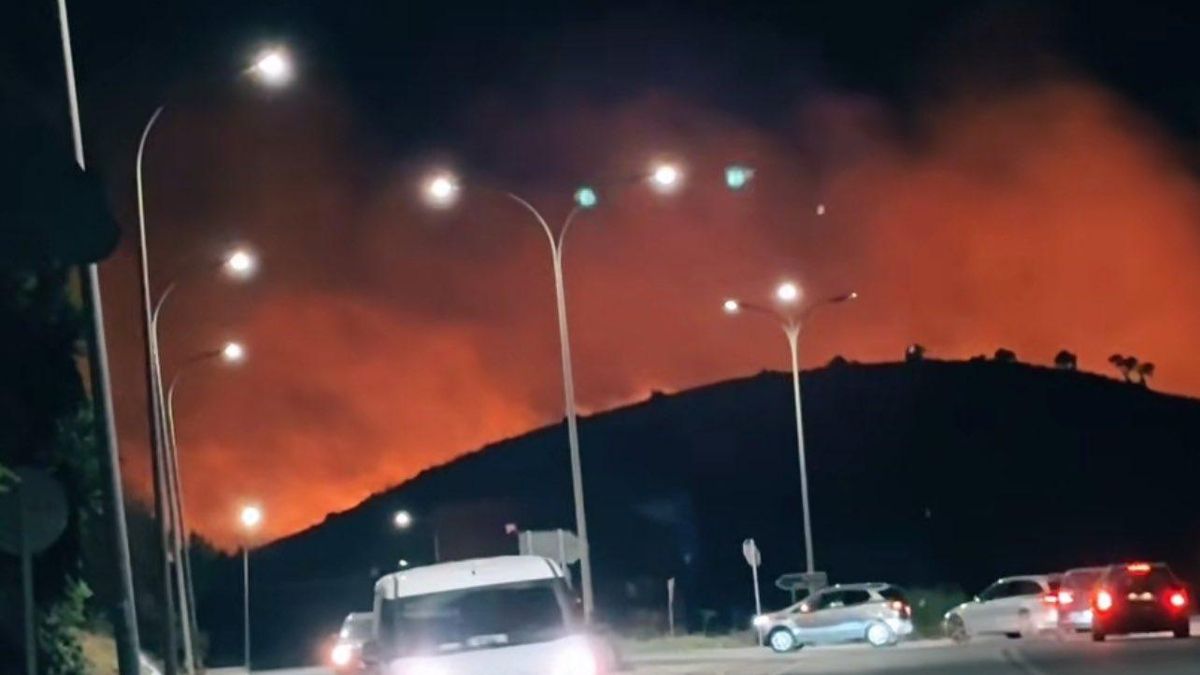 Alarmante incendio de pastos entre Camas y Castilleja de Guzmán