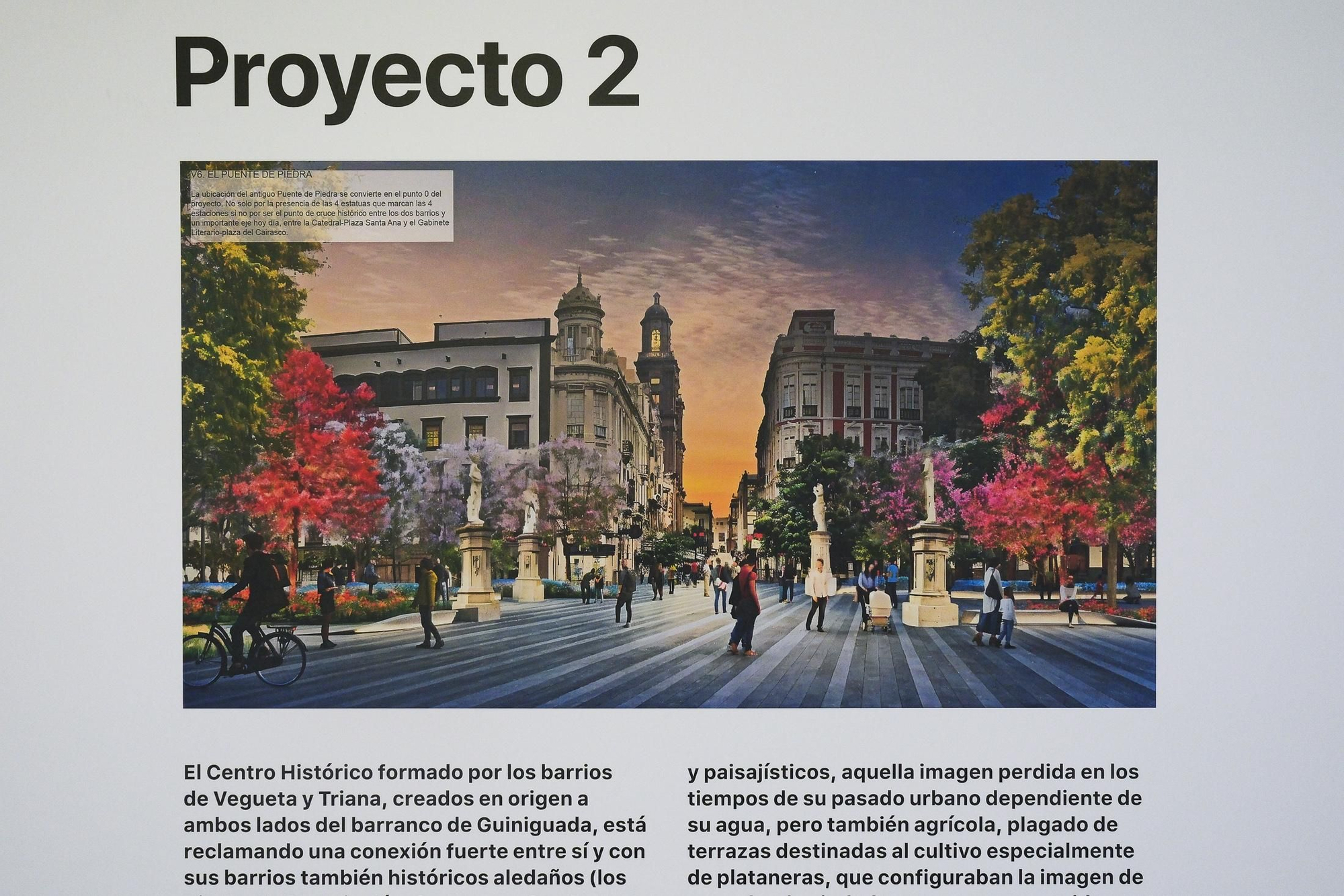 Presentación de anteproyectos finalistas del paseo Guiniguada