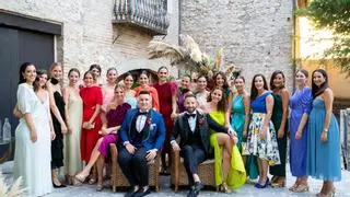 Cumbre fallera en la boda de Jesús Sáez y Jose Parralejo