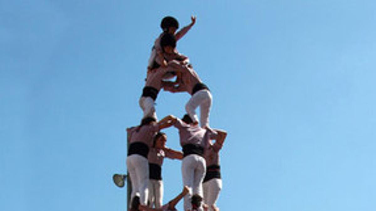 El 4 de 8 descargado este domingo 21 por Minyons de Terrassa en la Sagrada Família de Barcelona.