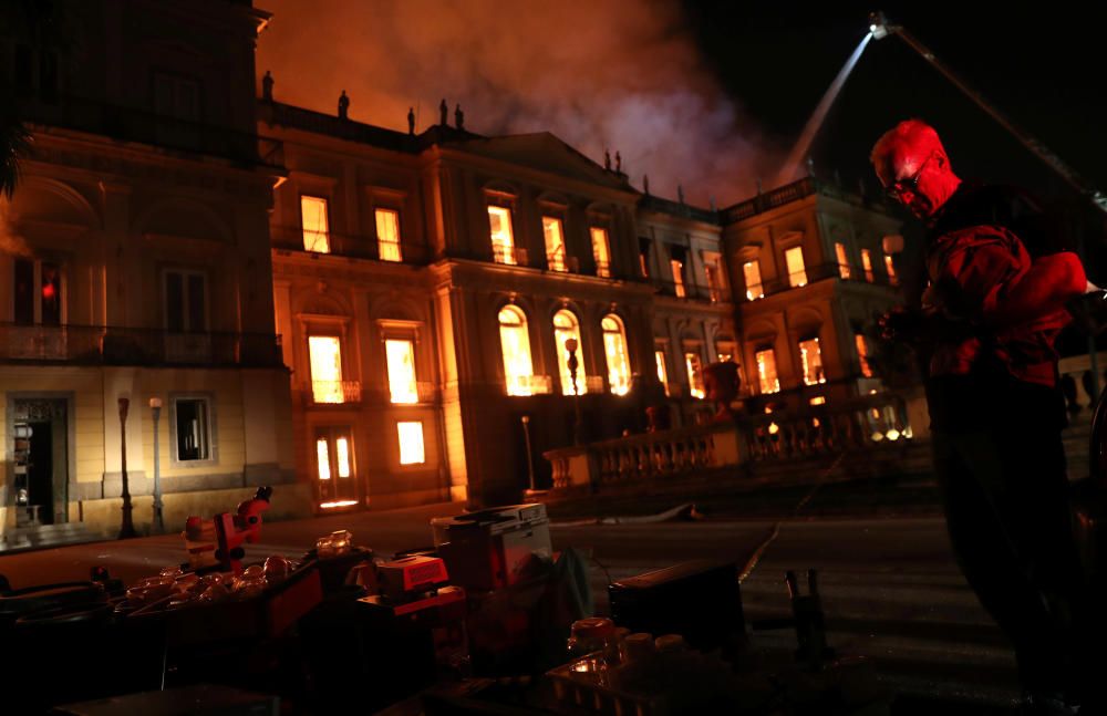 Incendi al Museu Nacional del Brasil