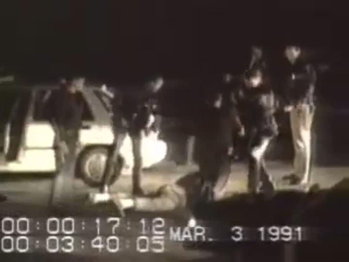 Paliza a Rodney King en 1991.