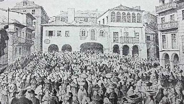 Concello./ Extraído de "Lugares da Reconquista" de Lalo Vázquez Xil.