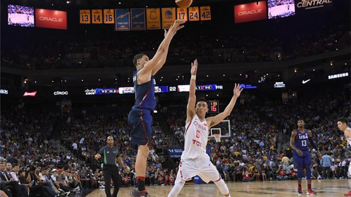 Klay Thompson, una de las estrellas del USA Team