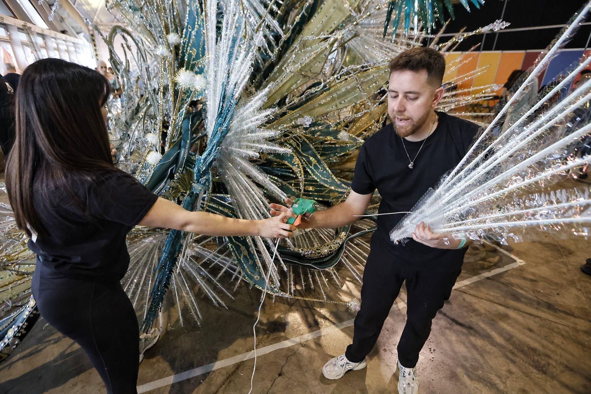 Backstage de la Gala de la Reina de Santa Cruz de Tenerife
