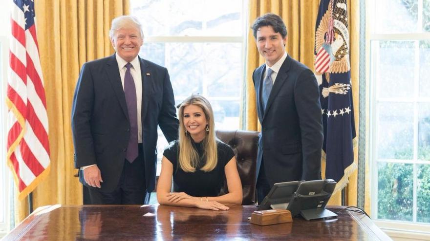 Ivanka Trump, en el Despacho Oval