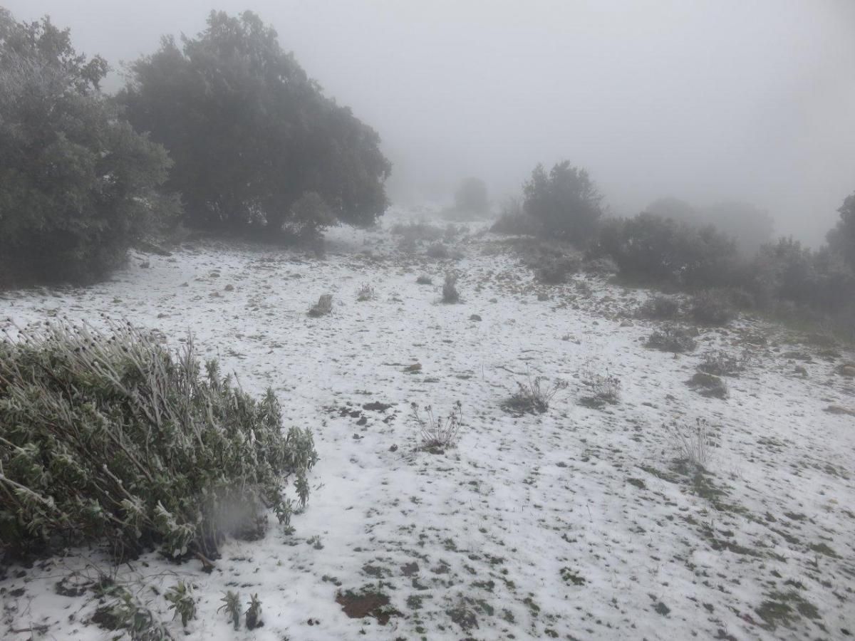 Nieve en la provincia de Córdoba