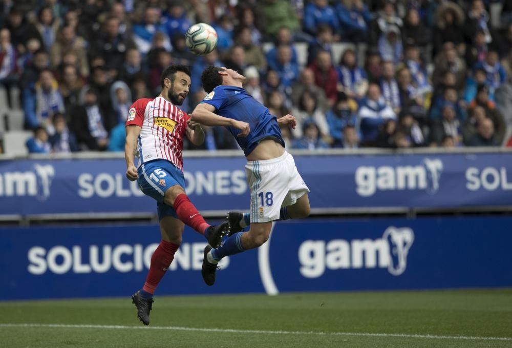 El derbi entre Oviedo y Sporting en imágenes