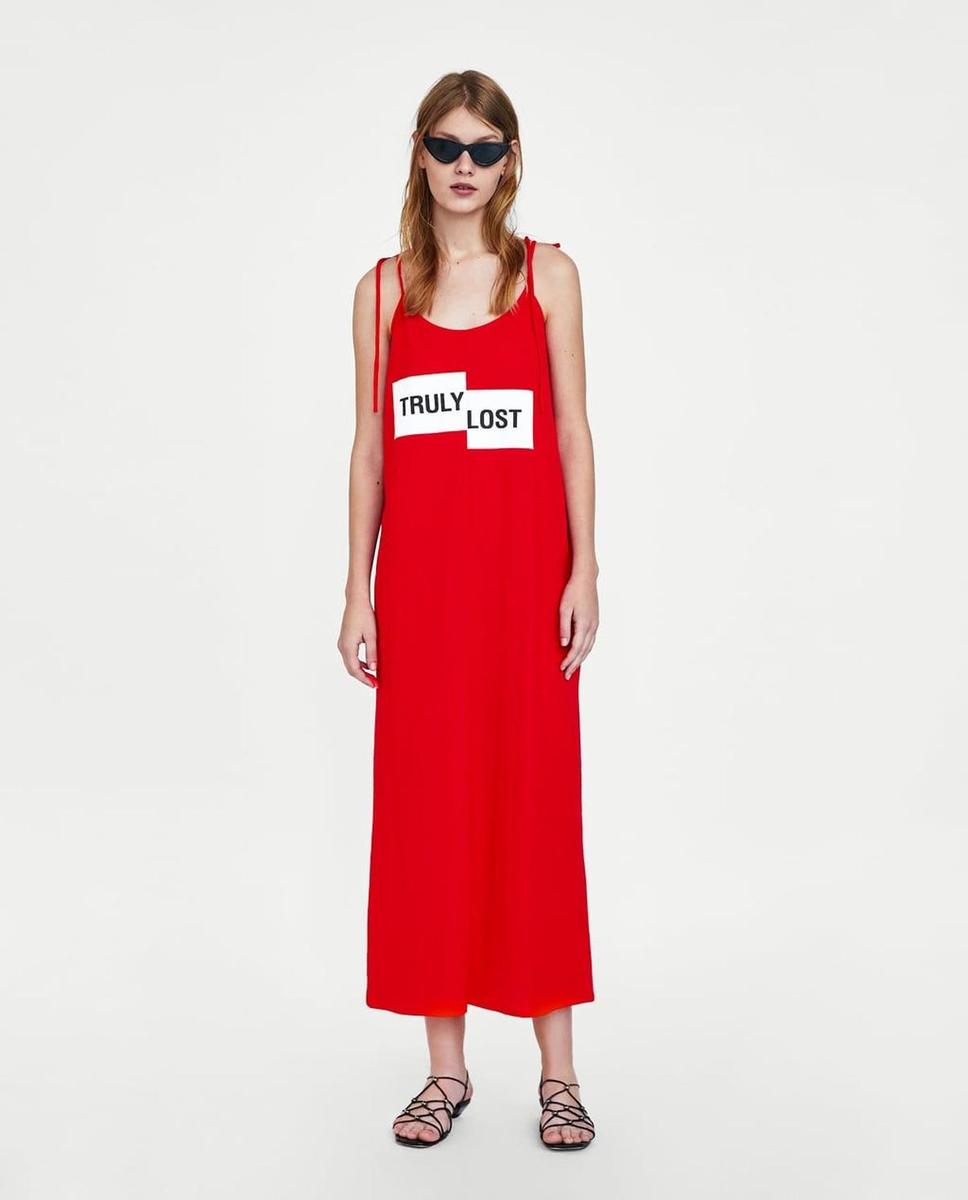 Vestido Truly Lost de Zara