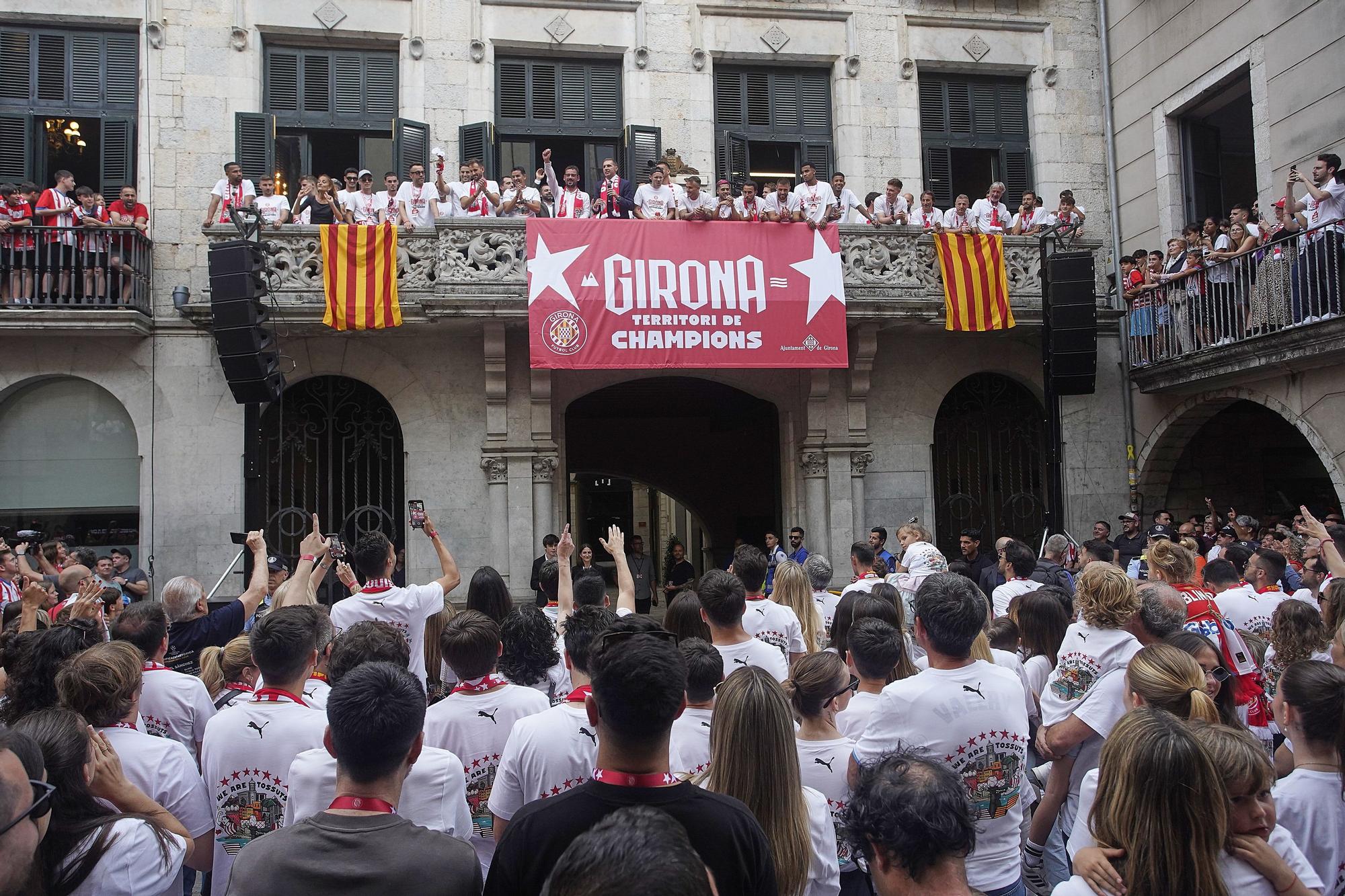 Totes les imatges de la celebració de Girona FC