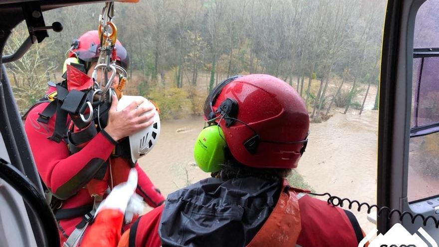 El rescate incluyó a un niño de 7 años.