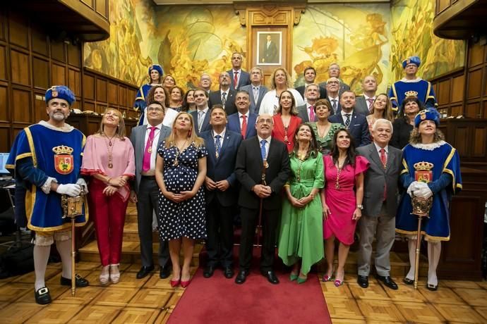 22.06.19. Las Palmas de Gran Canaria. El Cabildo de Gran Canaria celebra el pleno de constitución de la nueva corporación, con Antonio Morales como presidente, al haber sido el candidato más votado. Foto Quique Curbelo  | 22/06/2019 | Fotógrafo: Quique Curbelo